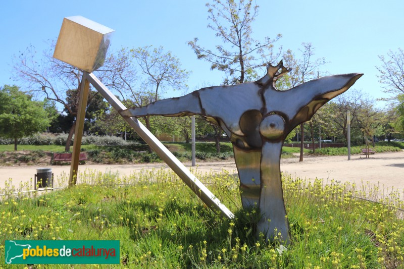 L'Hospitalet de Llobregat - Escultura Conseqüència d'equilibris