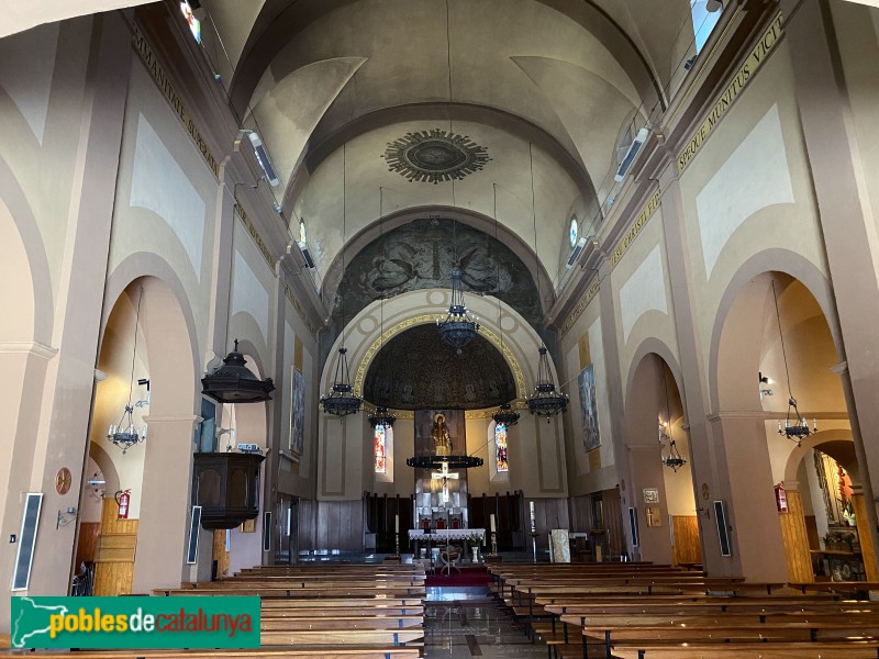 Sant Vicenç dels Horts - Església. Interior