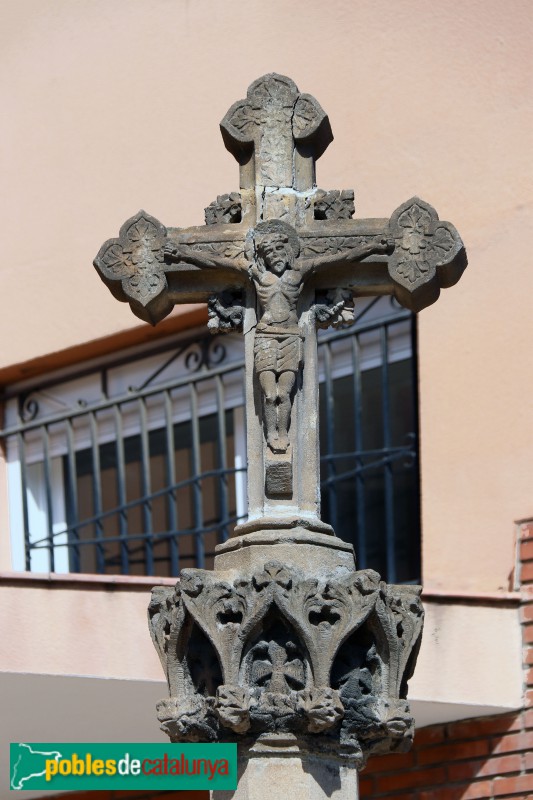 Sant Vicenç dels Horts - Creu de Can Ros (Foto: Albert Esteves, 2021) Sant Vicenç dels Horts - Creu de Can Ros