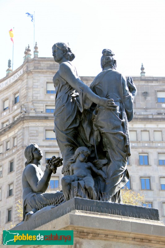 Barcelona -  Escultura Lleida (Joan Borrell)