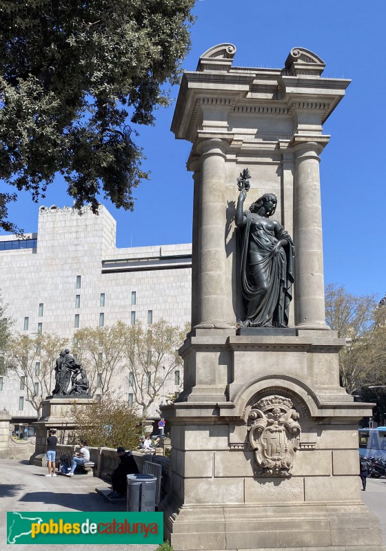 Barcelona - Escultura <i>L'esperit popular</i> (Jaume Otero)