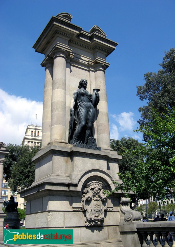 Barcelona - Escultura <i>Emporion</i> (Frederic Marès)