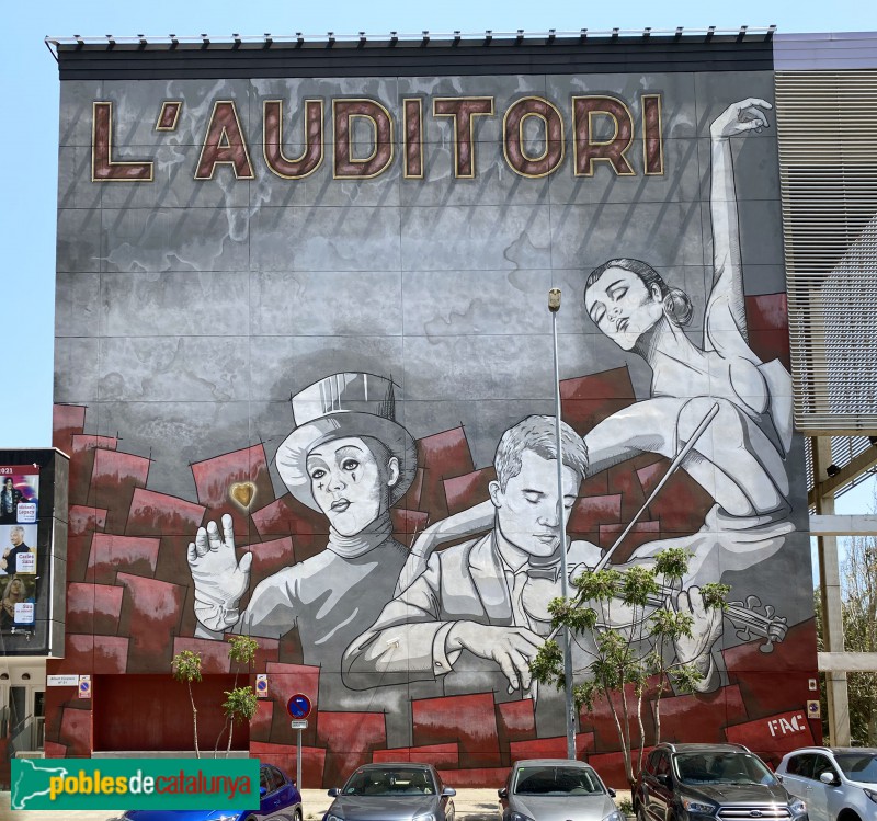 Cornellà de Llobregat - Mural de l'Auditori