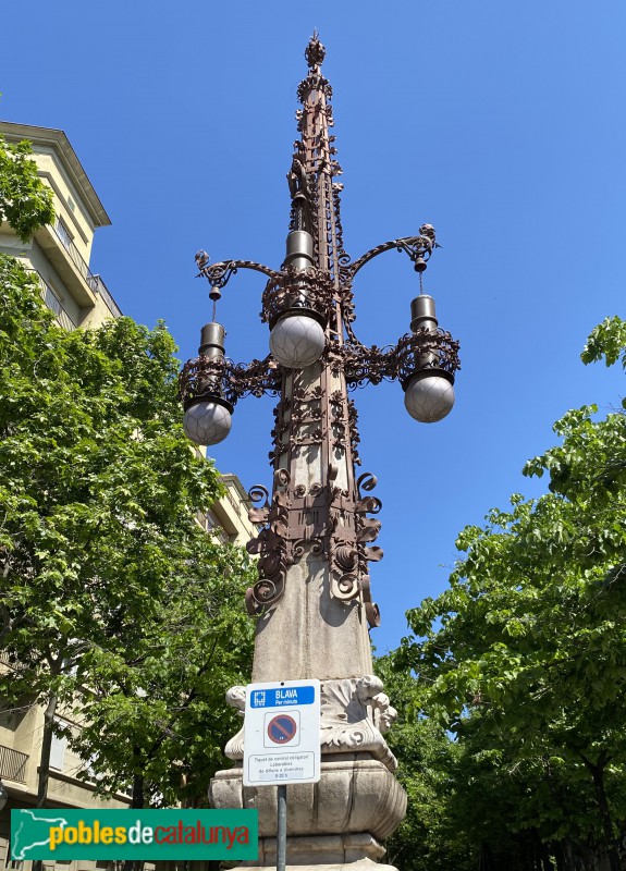 Barcelona - Fanals de l'Avinguda Gaudí