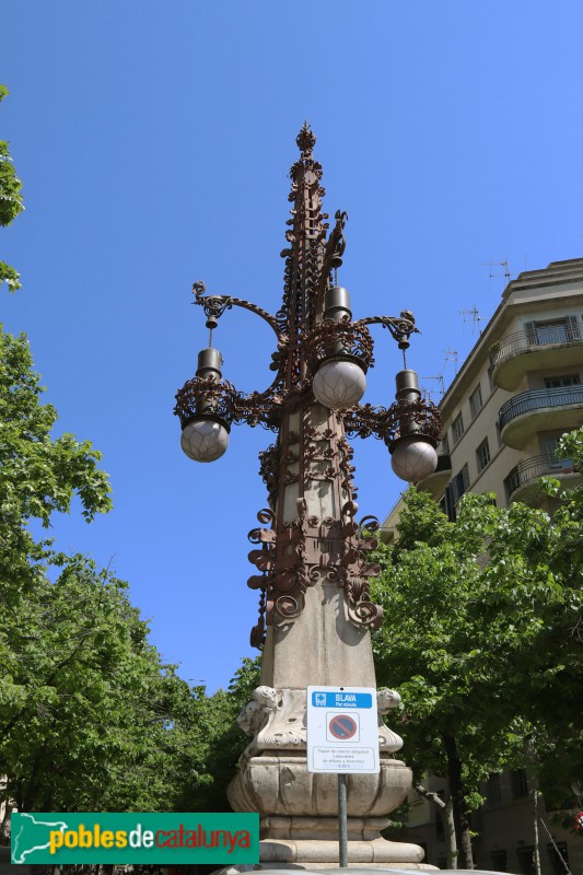 Barcelona - Fanals de l'Avinguda Gaudí