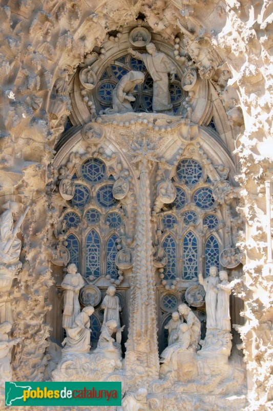 Barcelona - Sagrada Família. Portal de la Caritat