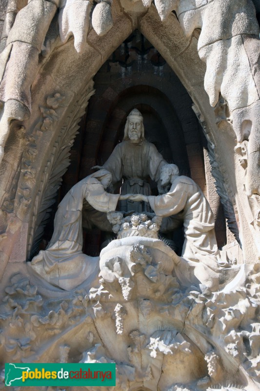 Barcelona - Sagrada Família. Esponsalles de la Verge Maria i sant Josep