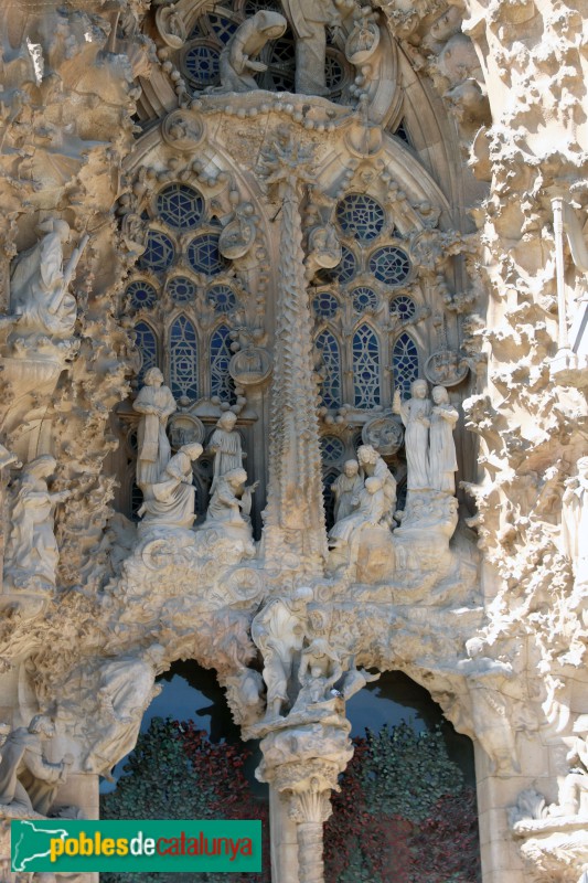 Barcelona - Sagrada Família. Portal de la Caritat