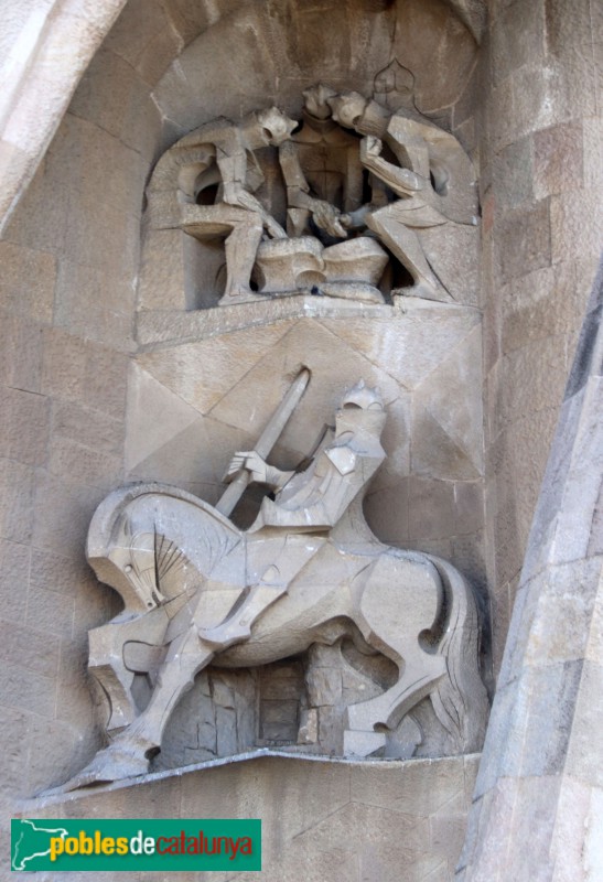 Barcelona - Sagrada Família. El soldat Longino