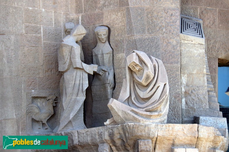 Barcelona - Sagrada Família. La negació de Pere
