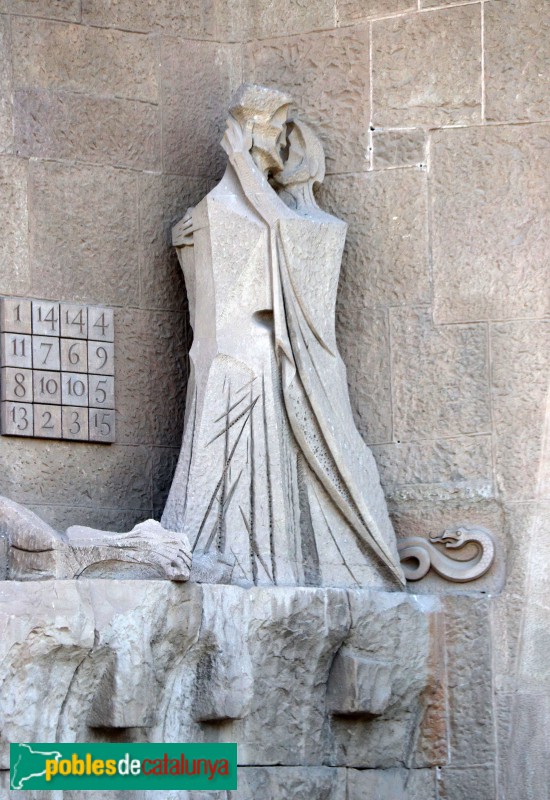Barcelona - Sagrada Família. El petó de Judes