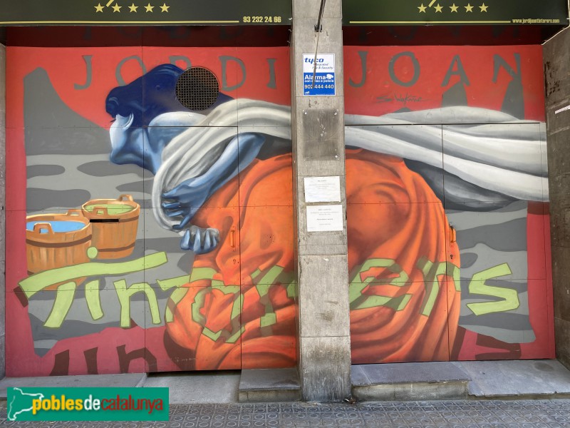 Barcelona - Mural Tintorers, Cartagena, 196