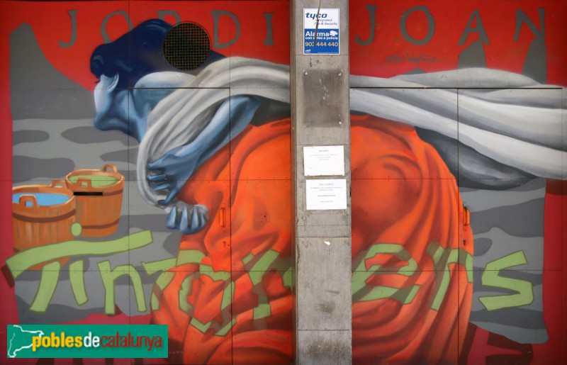 Barcelona - Mural Tintorers, Cartagena, 196