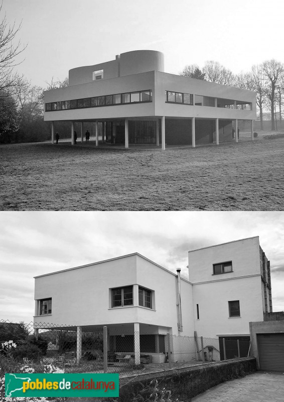 Begues - Villa Savoye (Le Corbusier) i Casa Cervelló
