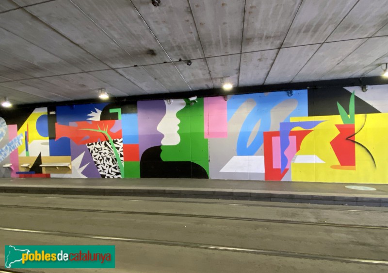 Cornellà de Llobregat - Mural del Tram