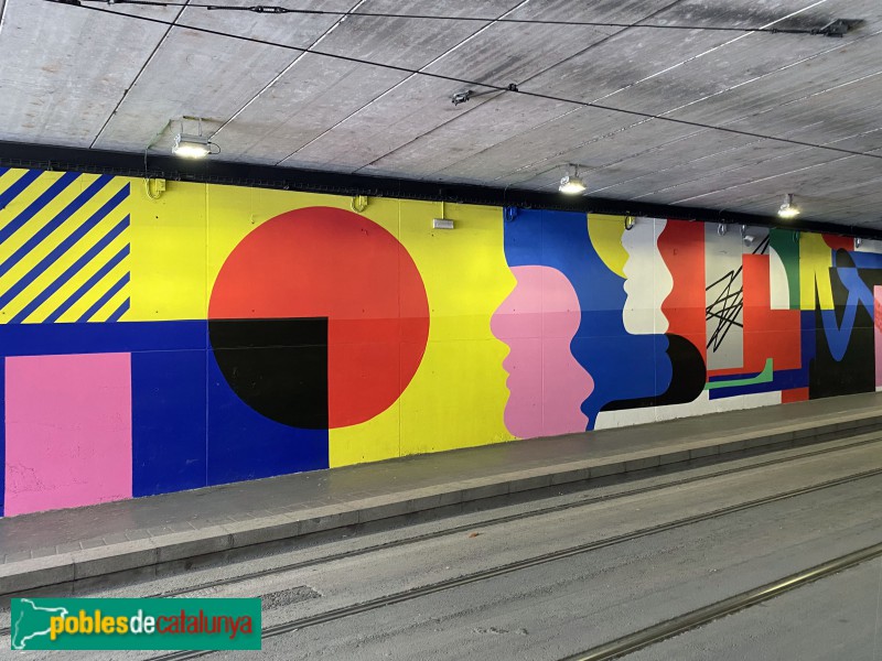 Cornellà de Llobregat - Mural del Tra