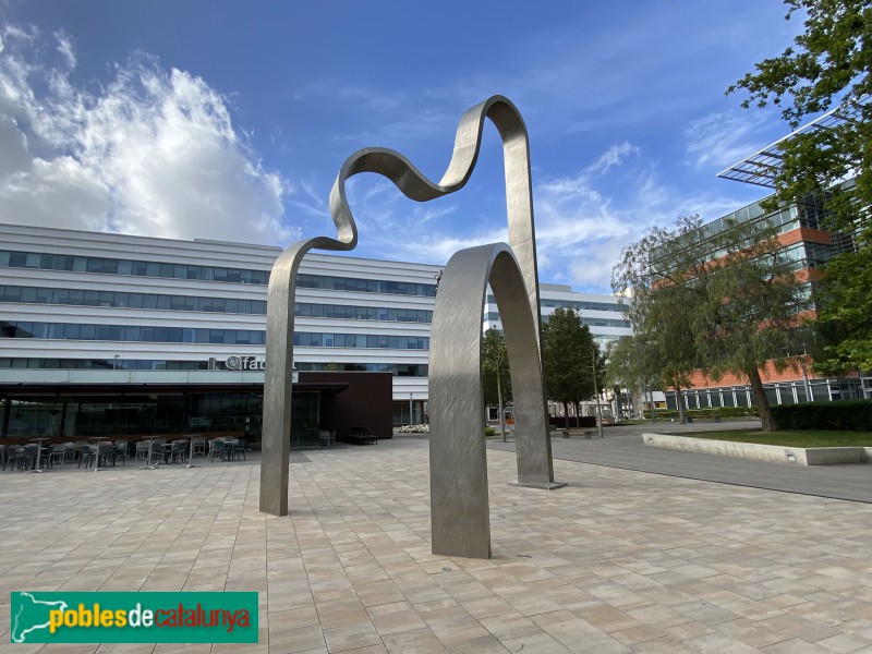 Cornellà de Llobregat - Escultura <i>Porta del temps</i>