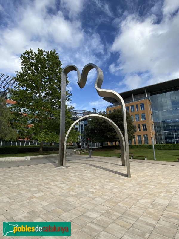 Cornellà de Llobregat - Escultura <i>Porta del temps</i>