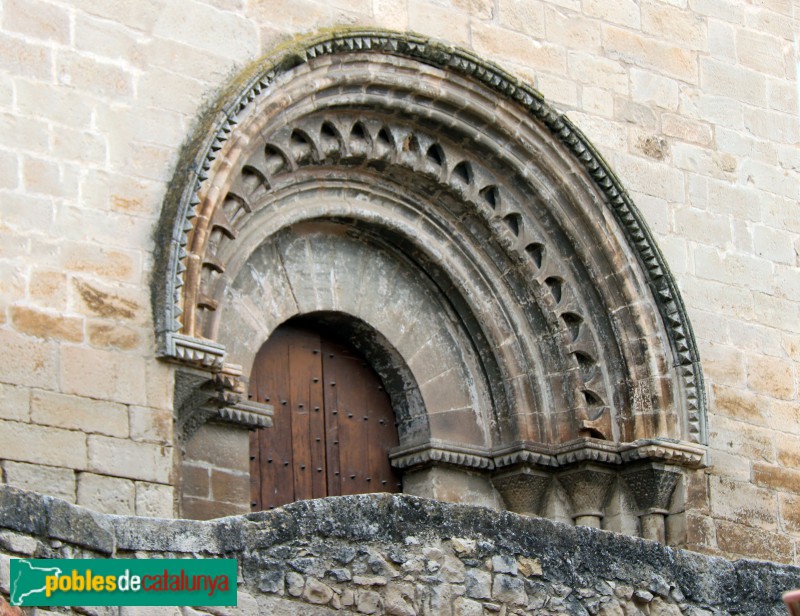 Vinaixa - Església de Sant Joan Baptista. Portada