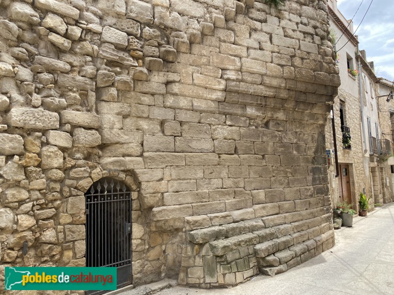 Vinaixa - Carrer del nucli antic, sota l'església