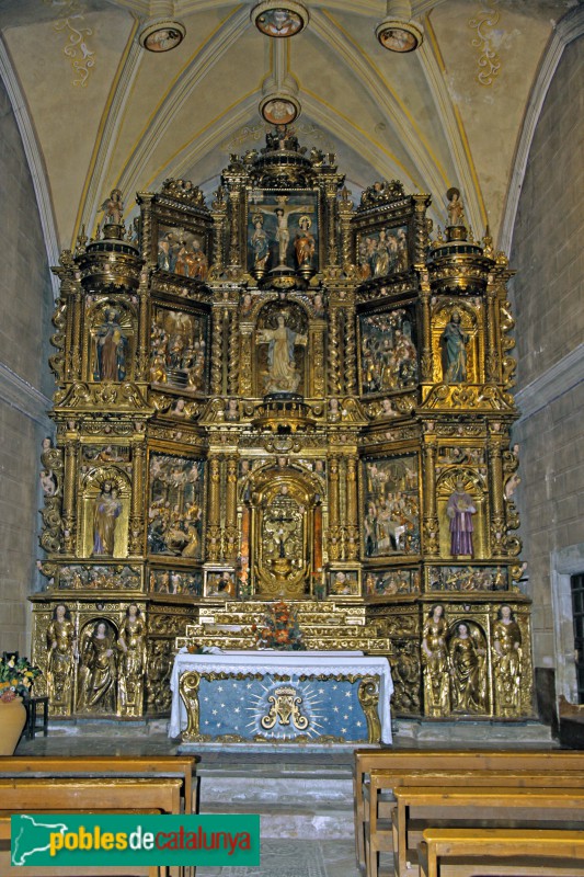 Santa Maria d'Oló - Retaule de Santa Mariaa
