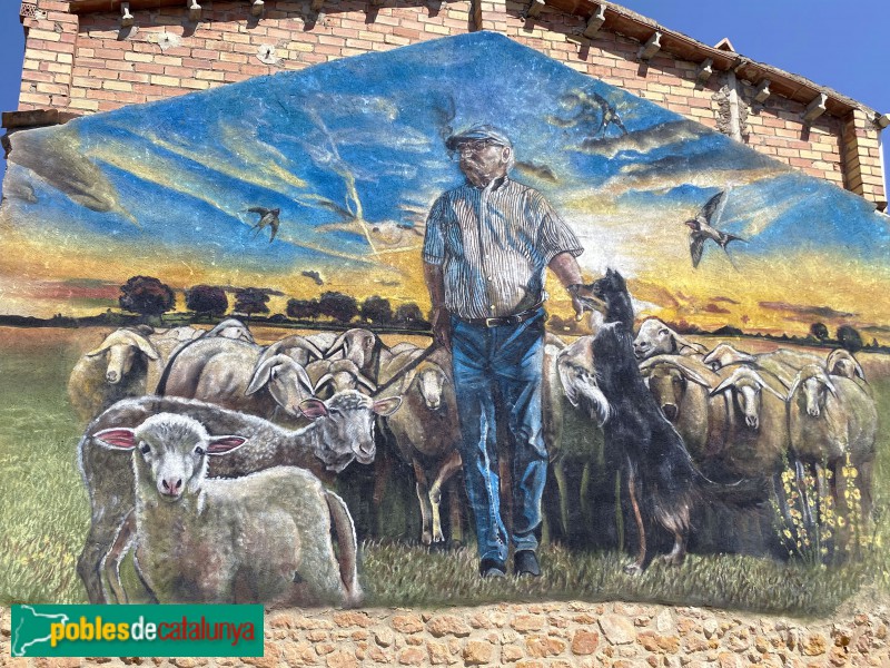 Juncosa - Mural del pastor
