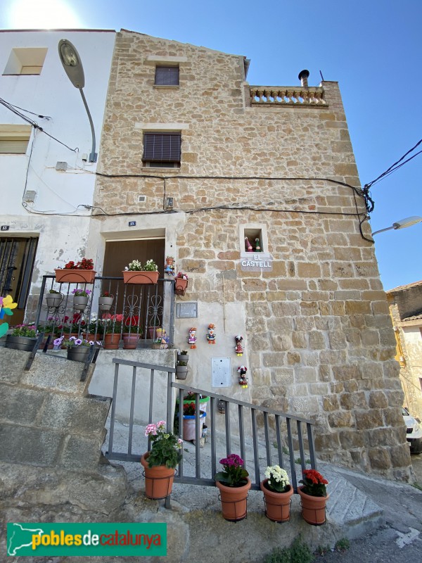 Juncosa - Casa on hi hagué el castell