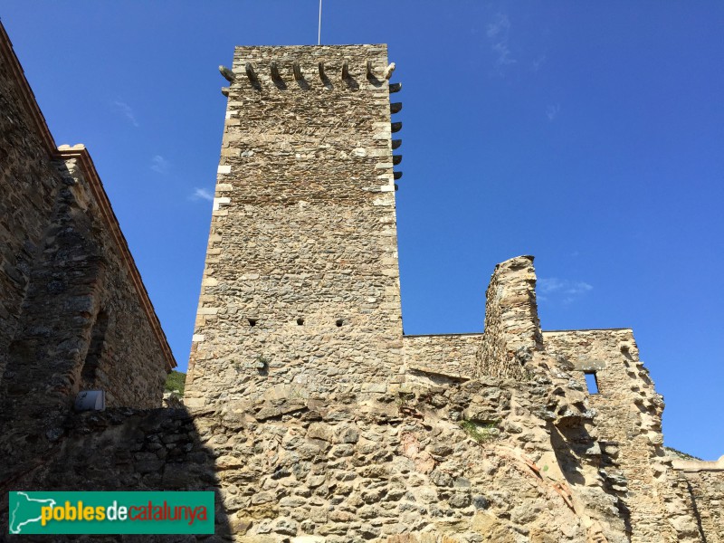 Port de la Selva - Sant Pere de Rodes. Torre d'homenatge (Foto: Gustau Zariquiey, 2018) Port de la Selva - Sant Pere de Rodes. Torre d'homenatge