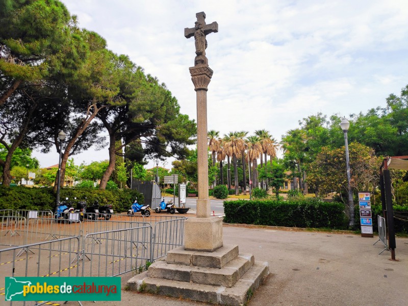 Barcelona - Poble Espanyol, creu de terme