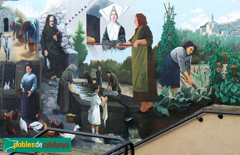 Maldà - Mural d'Homenatge a la Dona