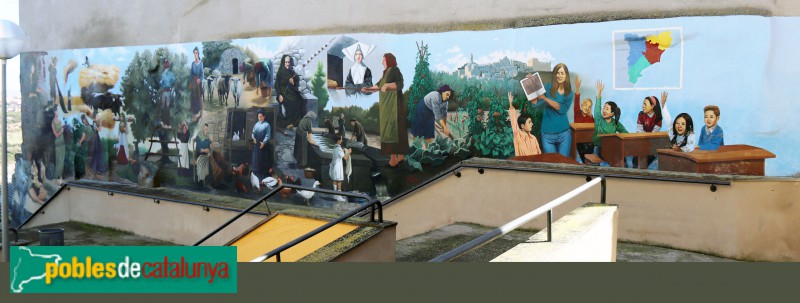 Maldà - Mural d'Homenatge a la Dona