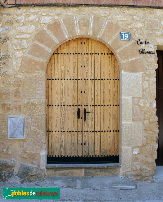 Bellaguarda - Porta, 1833 (Foto: Albert Esteves, 2021) Bellaguarda - Porta, 1833