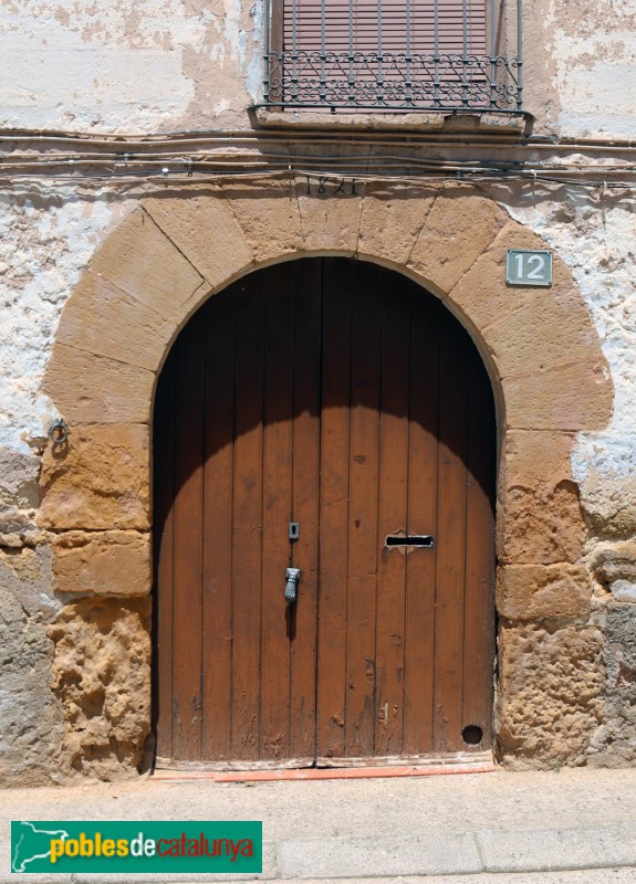 Bellaguarda - Porta, 1821 (Foto: Albert Esteves, 2021) Bellaguarda - Porta, 1821
