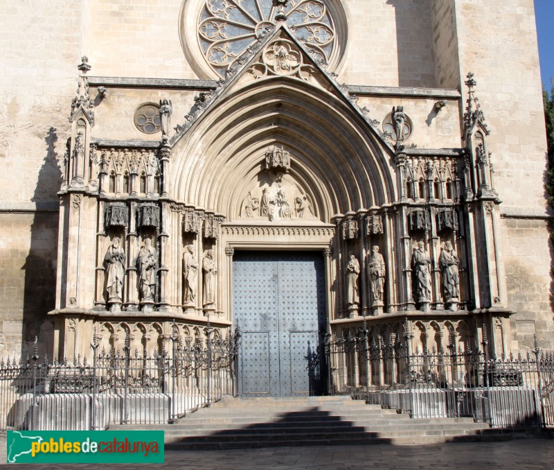 Vilafranca - Basílica de Santa Maria, portada