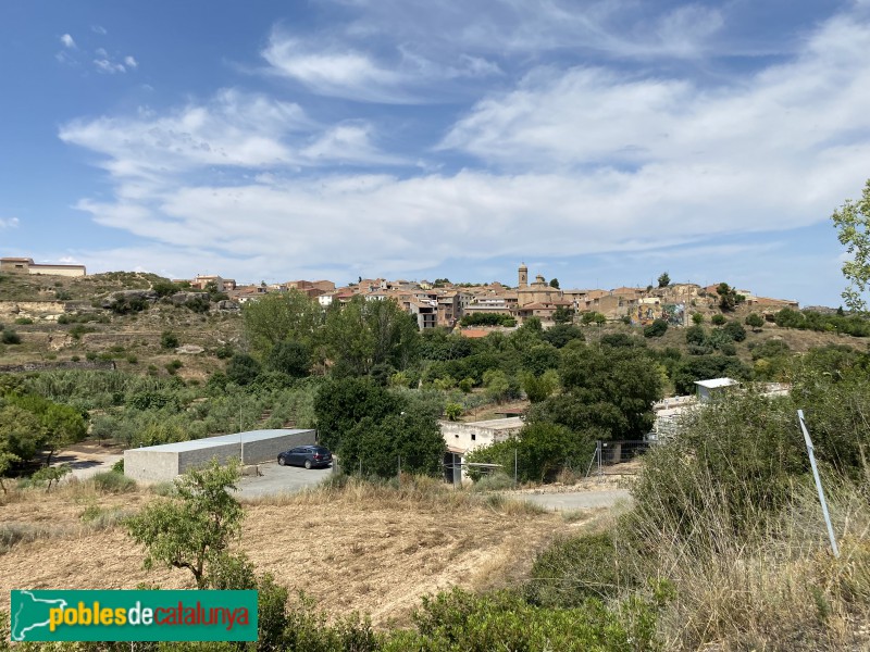 Panoràmica del Cogul (Foto: Albert Esteves, 2021) Panoràmica del Cogul