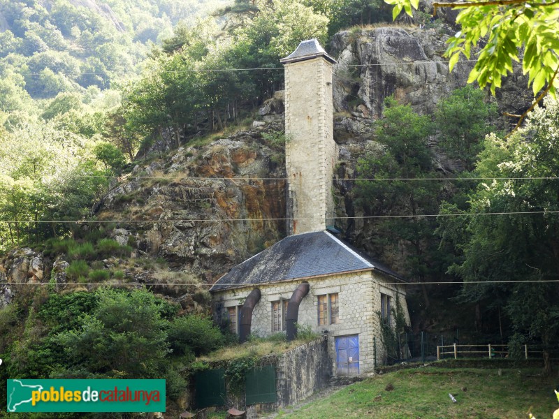 Les - Central elèctrica de Cledes