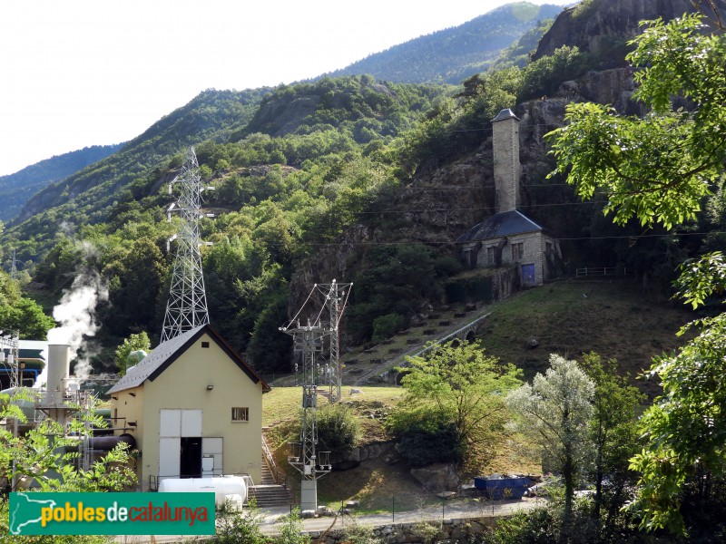 Les - Central elèctrica de Cledes