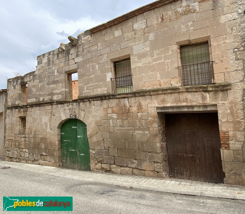 Castelldans - Casa del carrer de l'Església (Foto: Albert Esteves, 2021) Castelldans - Casa del carrer de l'Església