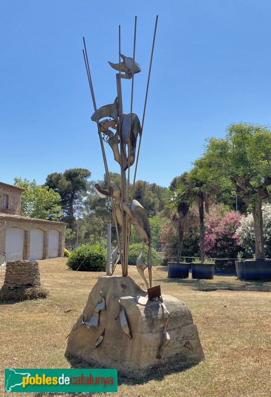 Barcelona - Escultura <i>Projecció de l'atleta mediterrani</i>
