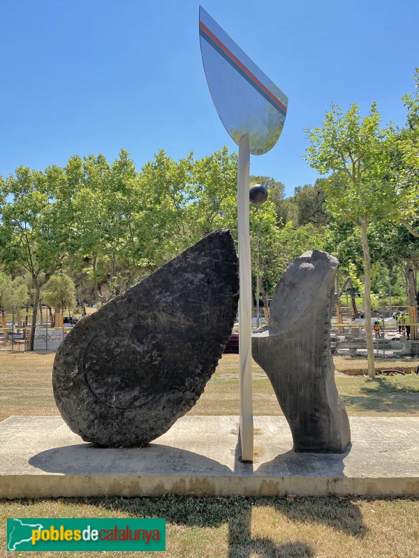 Barcelona - Escultura <i>La Barca del Barça</i>