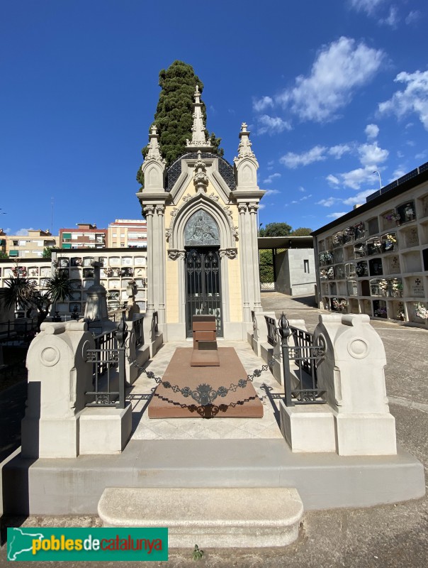 Sant Feliu de Llobregat - Cementiri. Panteó Ribas-Cañameras