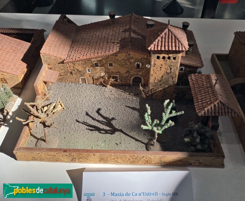 Sabadell - Maqueta de ca n'Ustrell, feta per Carlos López