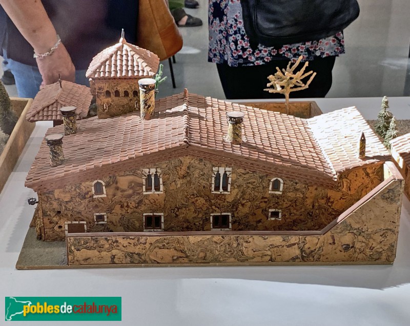 Sabadell - Maqueta de ca n'Ustrell, feta per Carlos López (Foto: Albert Esteves, 2021) Sabadell - Maqueta de ca n'Ustrell, feta per Carlos López