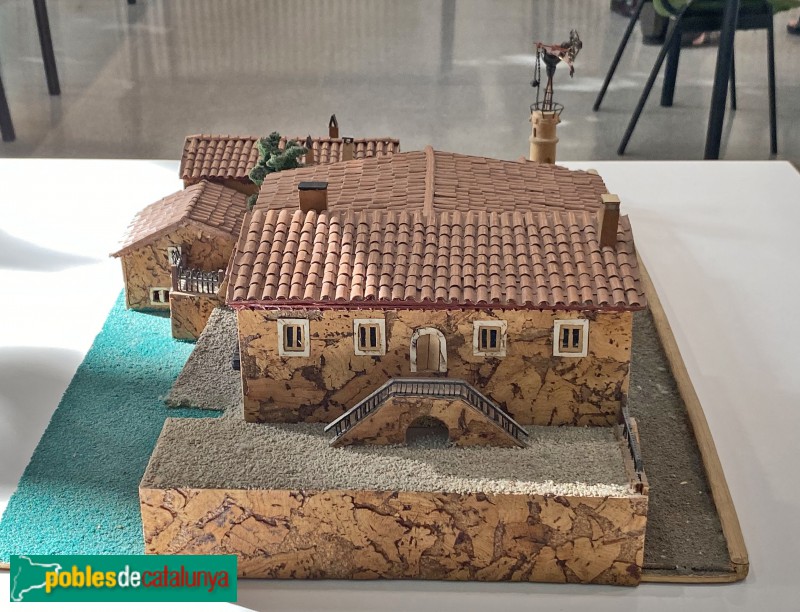 Sabadell - Maqueta de Can Deu, feta per Carlos López (Foto: Albert Esteves, 2021) Sabadell - Maqueta de Can Deu, feta per Carlos López