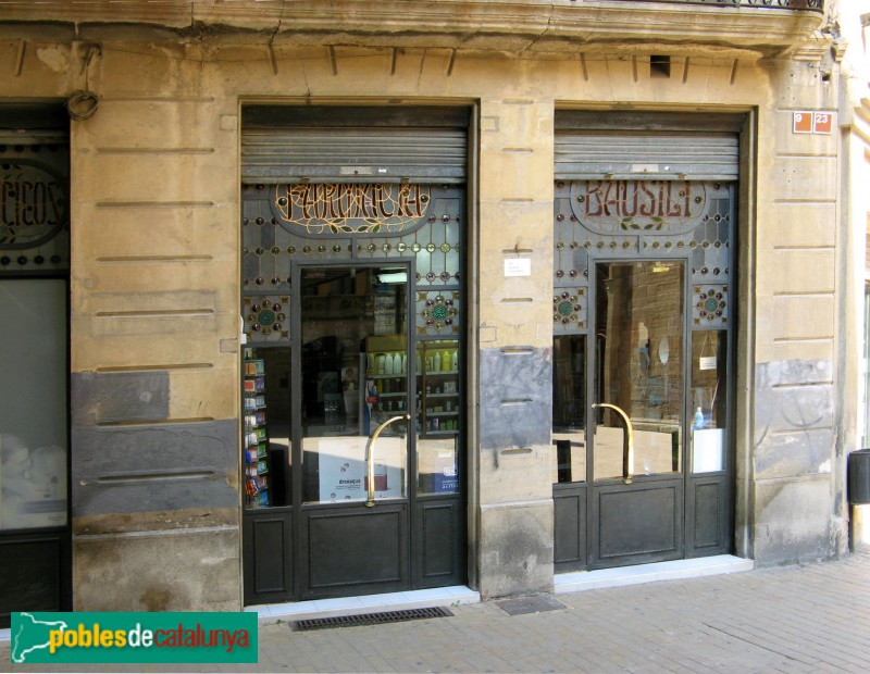 Igualada - Farmàcia Bausili (Foto: Albert Esteves, 2009) Igualada - Farmàcia Bausili