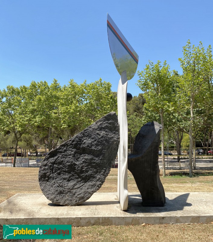 Barcelona - Escultura <i>La Barca del Barça</i>