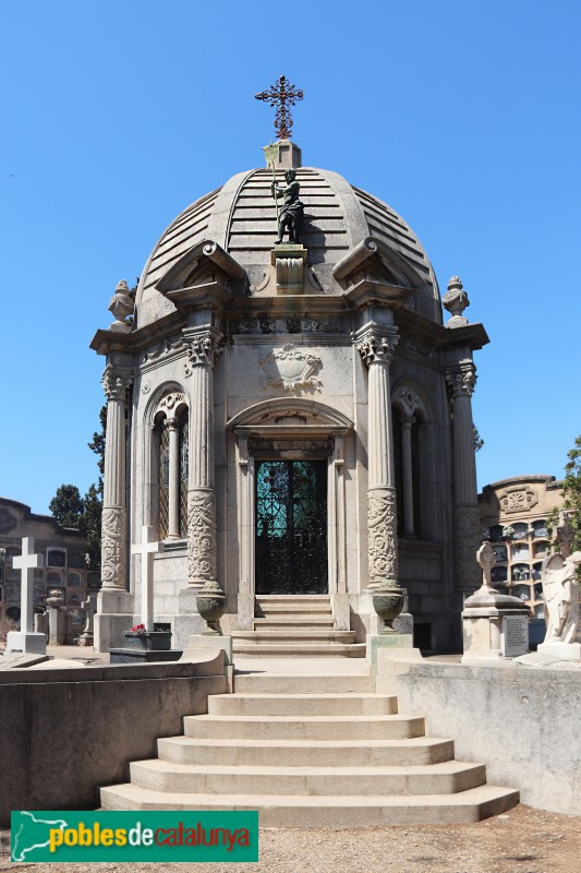 Barcelona - Cementiri de les Corts. Panteó Núñez