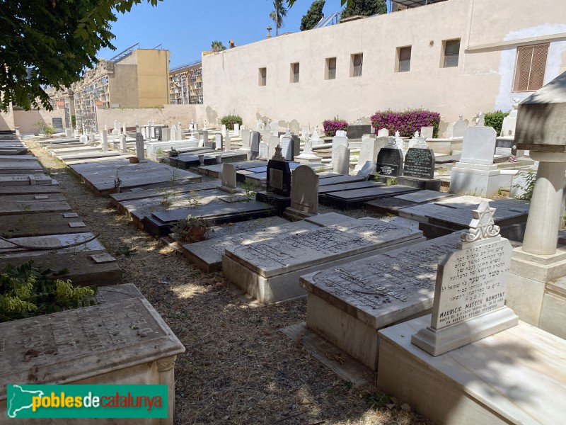 Barcelona - Cementiri de les Corts. Recinte hebreu