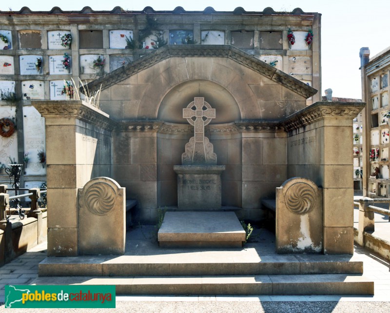 Sabadell - Cementiri. Sepulcre Miquel Baygual