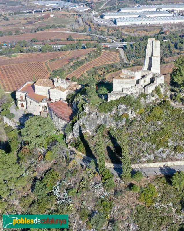 Subirats - Castell i església de Subirats